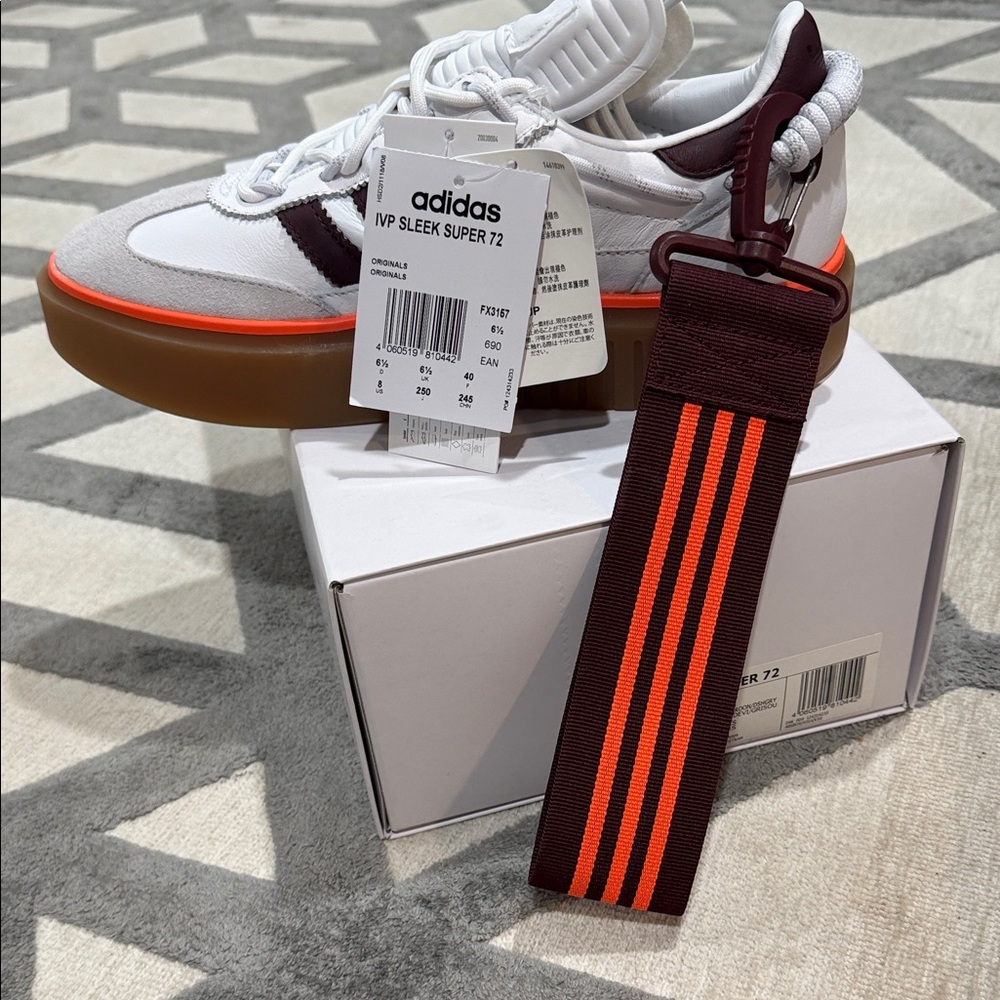 adidas originals x Beyonce Ivy Park Sleek Super 72 Sneakers in white - Picture 4 of 6